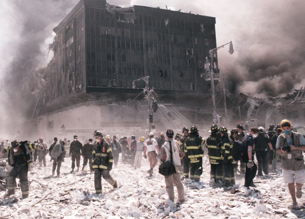 O parte de mii de salvatori care au pornit spre World Trade Center